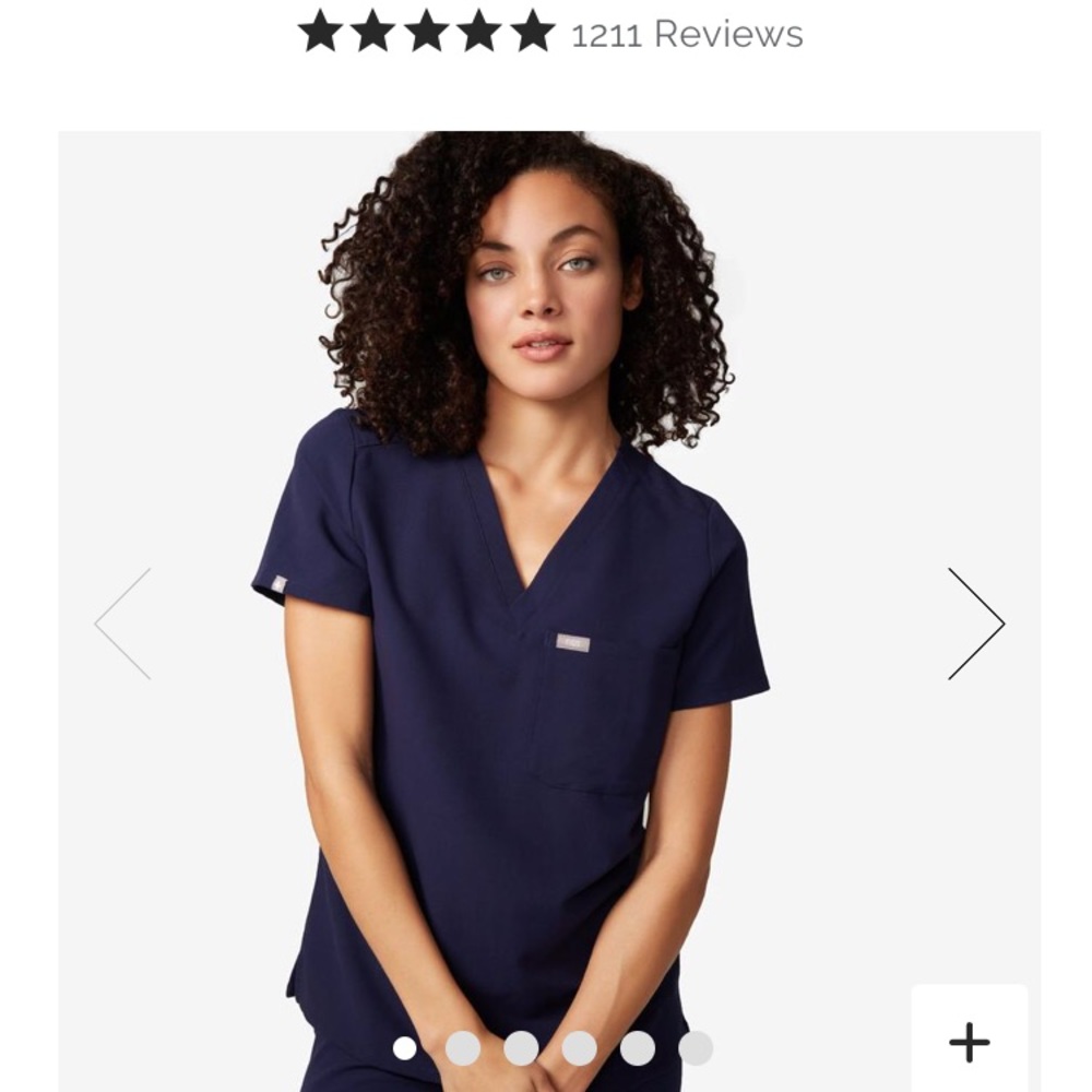 FIGS 1 POCKET TOP SIZE XL NAVY